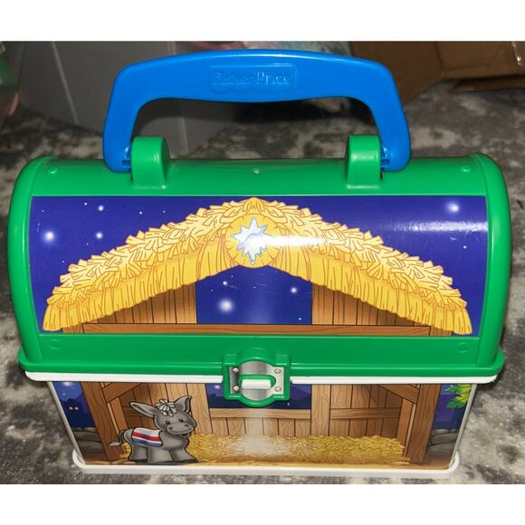 Fisher-Price On the Go Nativity Christmas Manger Story Travel Box #2 - Picture 8 of 9